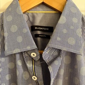 Bugatchi short sleeve button up shirt.